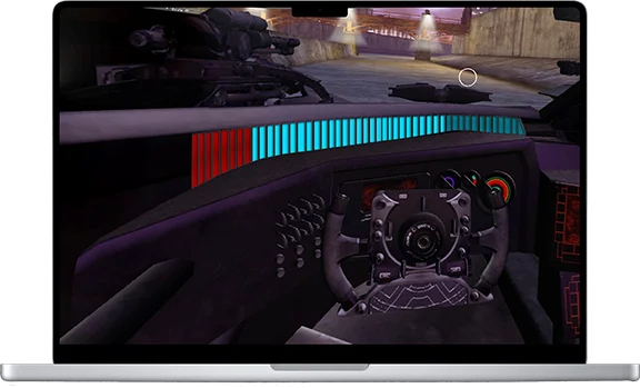 Batmobile HUD health placement — test 2